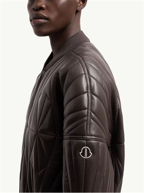 Bomber in pelle MONCLER + RICK OWENS | MU01F1A11M8116828